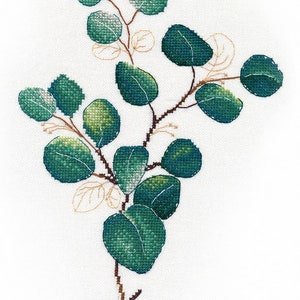 Cross Stitch Kit. Tropical greens #2. 1315 OVEN