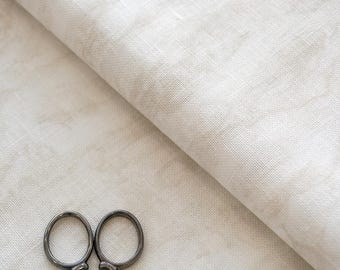 3609/1079 Belfast fabric 32 ct. Vintage Dune Marbled by ZWEIGART 100% Linen