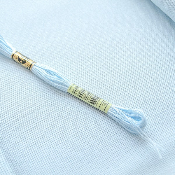 Zweigart Brittney Lugana 28 count. Color 550 Ice Blue. Elegant and regular for counted needlework