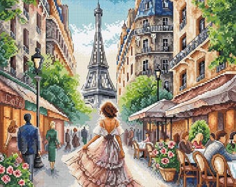 Cross Stitch Kit &quot;From Paris with Love&quot; – AVA P126