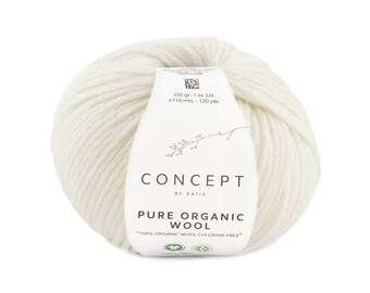 Katia Pure Organic Wool - Chlorine Free Organic Merino Wool