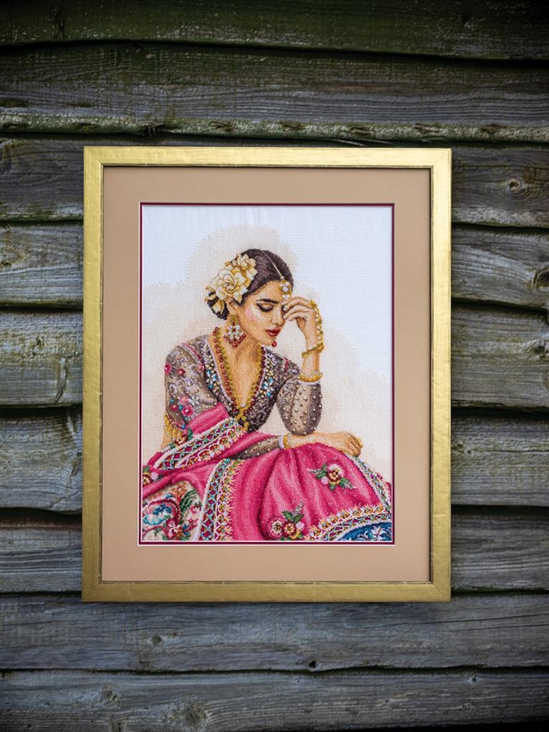 Traditional Reminiscence Lanarte Cross Stitch Kit Etsy