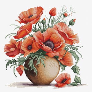 Kreuzstich-Set – Sommerrubine – B7022 Luca-S