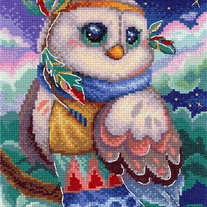 Kind Owl - SNV-805 MP Studia - Cross Stitch Kit