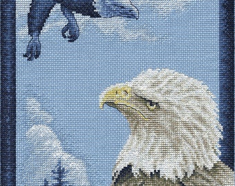 Cross Stitch Kit. American Eagle. Float. Panna PT-1832. Needlework kit