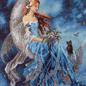 Cross Stitch Kit. Moon Fairy. Dimensions 70-35393 Embroidery - Etsy