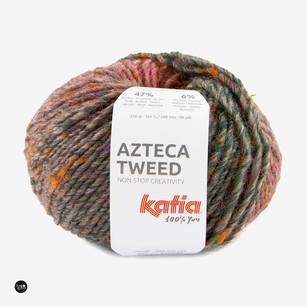 Lana Katia Azteca Tweed - 50 gr. - Pour Tricoteurs et Crocheteurs