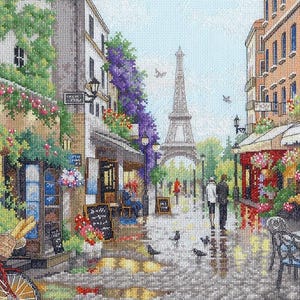 Kit punto croce "Scena parigina" 70-35438 Dimensioni ORO