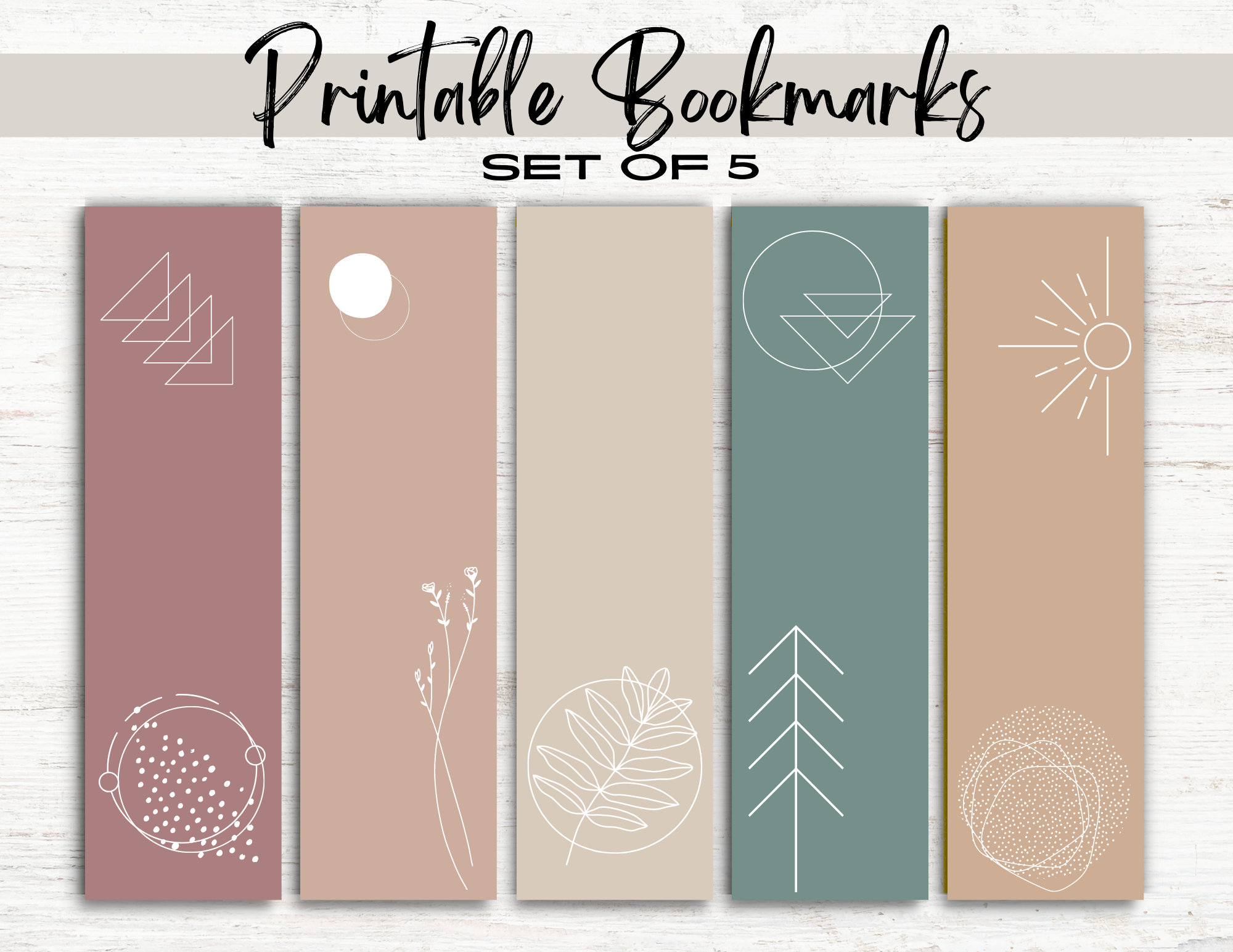 Printable Bible Bookmarks | Christian Bookmark Set | Book Lover Gift ...