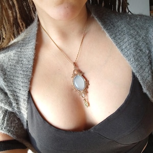Moonstone necklace