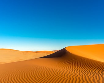 Sossusvlei Sand Dune-Canvas Wall Art-Early Morning Serenity-Namib Desert Beauty-Tranquil desert moment- home decor-Namibian beauty captured