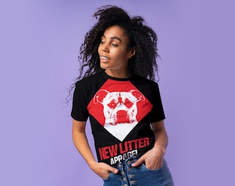 New Litter Apparel Black Pitbull T-Shirt 2