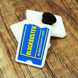 Blockbuster Croc Charm, Pin and Sticker!