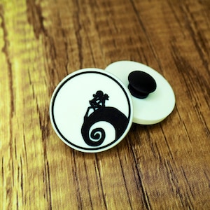 Jack Skellington Pin, Croc Charms and Stickers