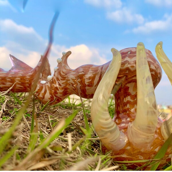 Blown Glass Hammer Pipes Etsy