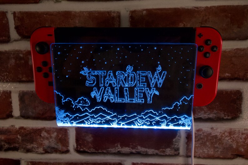 Custom Nintendo Switch Dock Panel Panel and Wall Mount Etsy