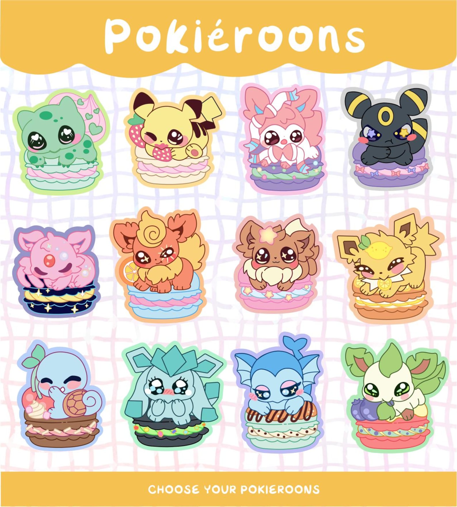 Anime Chibi Stickers: Clipart Bundle - Print Design, Planner Sticker ...