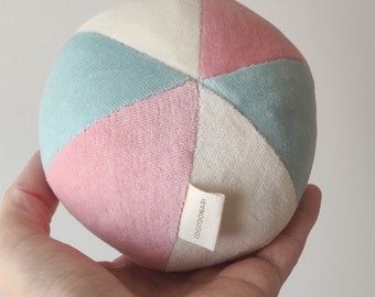 Boule | balle peluche | boule de coton biologique | Balle en tissu | Balle pour bébé | jouet bio pour bébé | boule en tissu | produit bio pour bébé