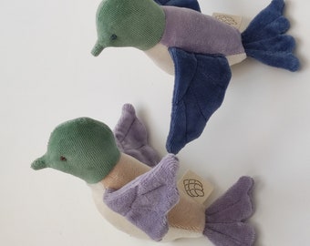 Jouet créatif oiseau | jouet pour oiseaux | peluche en coton biologique | hochet d'oiseau | oiseaux | hochet | jouet sensoriel | oiseau | petit jouet d'oiseau | peluche oiseau