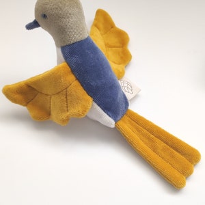 Bird creative toy | bird toy | organic cotton soft toy | bird rattle | birds | rattle | sensory toy | bird | little bird toy | bird plushie