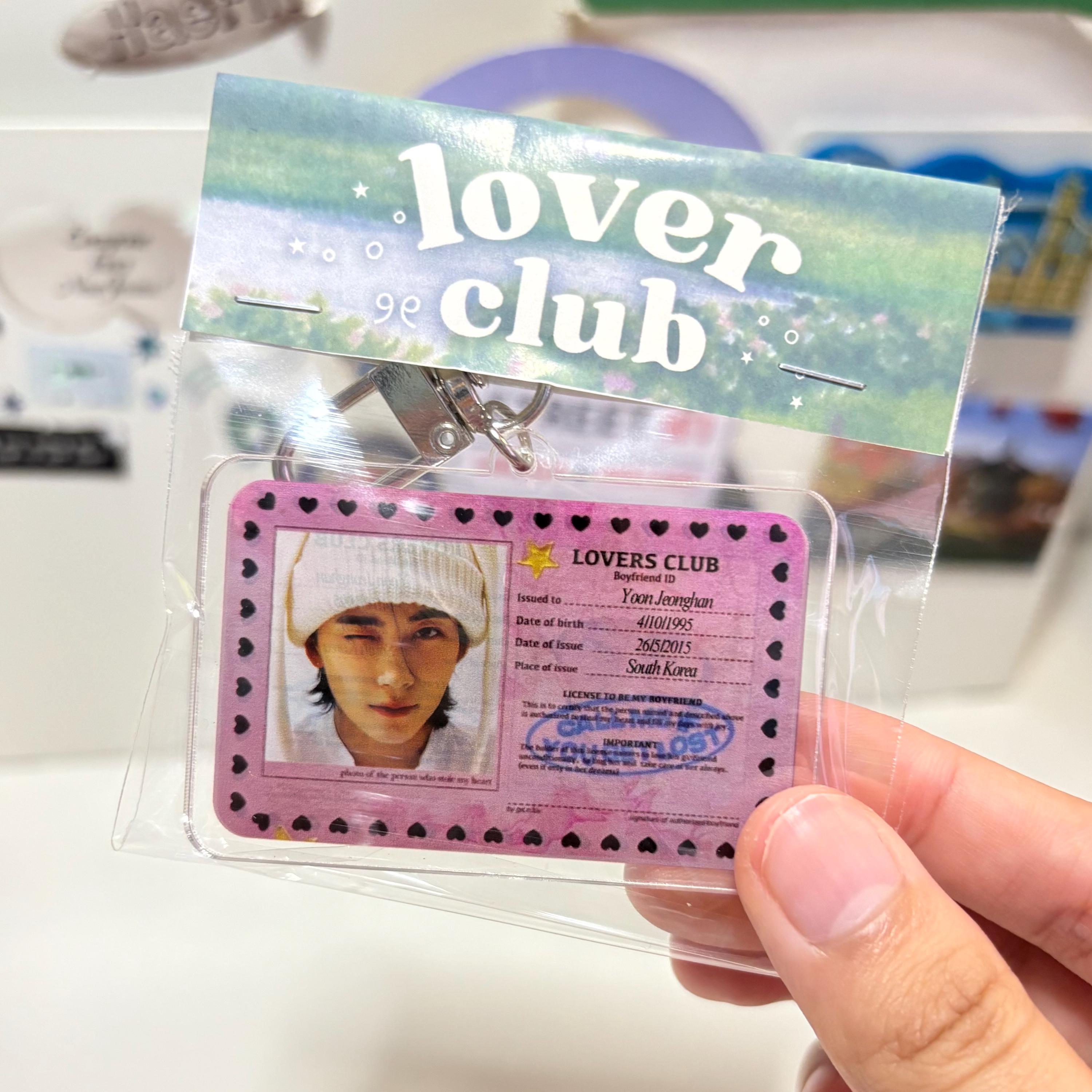 SEVENTEEN Jeonghan Mingyu ID Card Keychain - SVT Fanmade Merch - Etsy