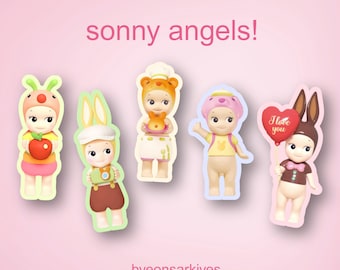 Paquete de pegatinas de la colección Sonny Angel / Pegatinas brillantes y bonitas