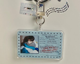 Byeon Woo Seok ID Card Keychain | Kdrama Fanmade Merch