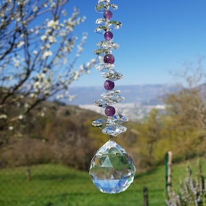 Atrapa la luz Cristales de Amatista y Piedras Semipreciosas El Sector de Fuego Feng Shui trae armonía y serenidad a tu lugar de vida