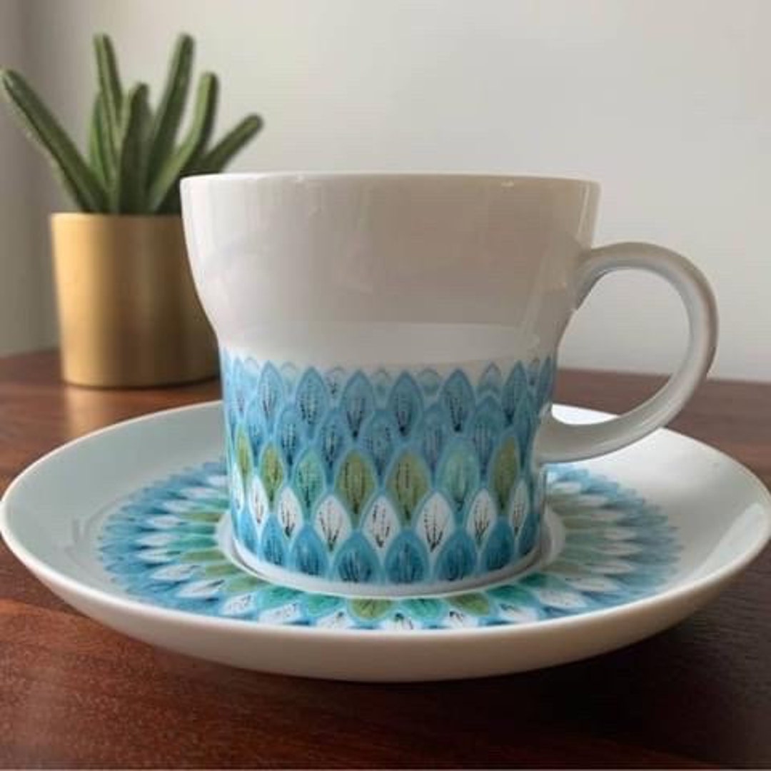 MCM Noritake Younger Image Japan Bahama 6922 Cup & Saucer Etsy
