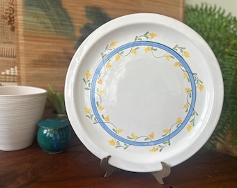 Vintage | Italian | Platter | Floral | Ceramic | Pottery | Vietri | Cheese | Serving | Plate | Tray | Snack | Made In Italy