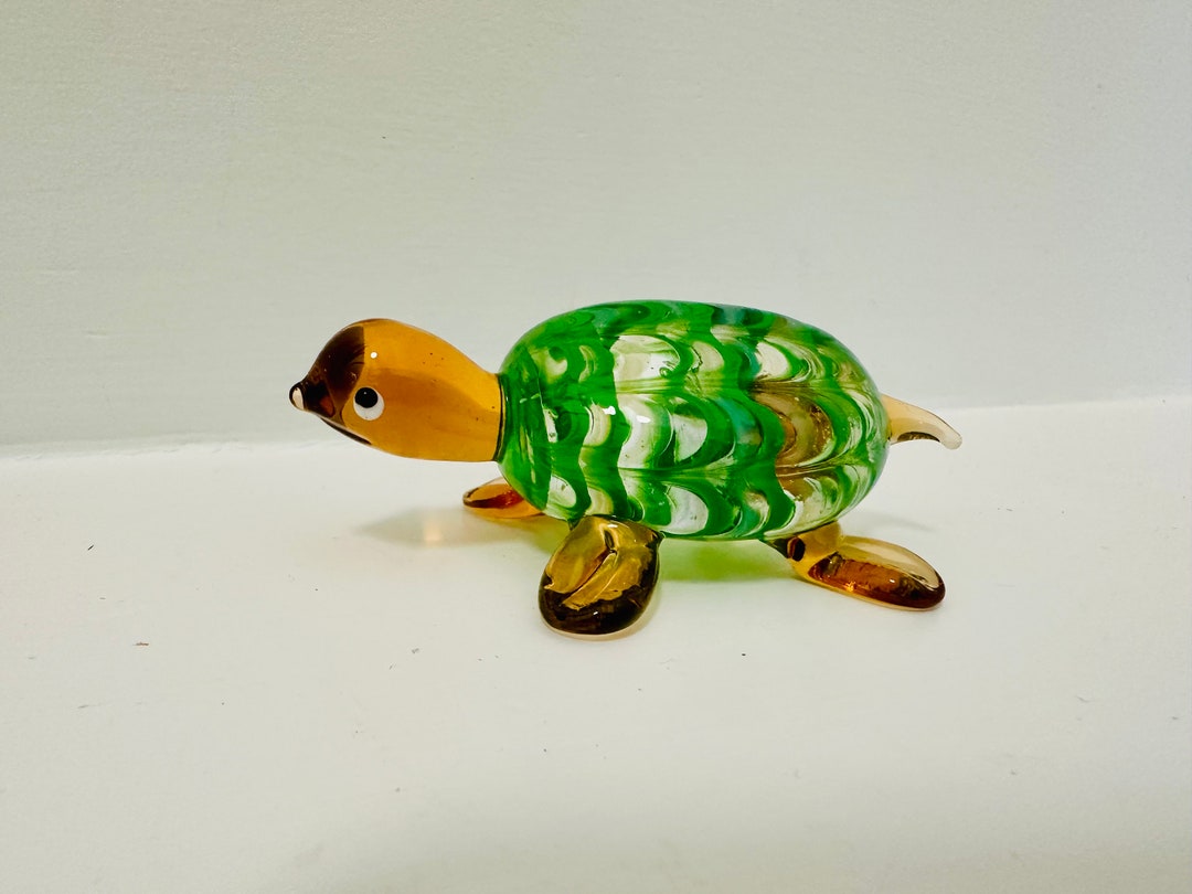 Fitz and Floyd | Glass | Menagerie | Turtle | Art |glass | Original - Etsy