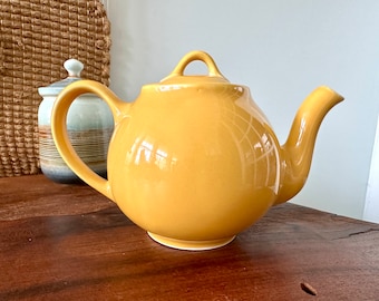 Vintage / Hall China / Té de Lipton / Tetera / 1940's / 1950's / Tea Pot / Americana / Colorware