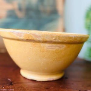 Vintage | Pacific Pottery 12 | Yellow Ware | Crock | Mixing | Dough | Nesting | Bowl