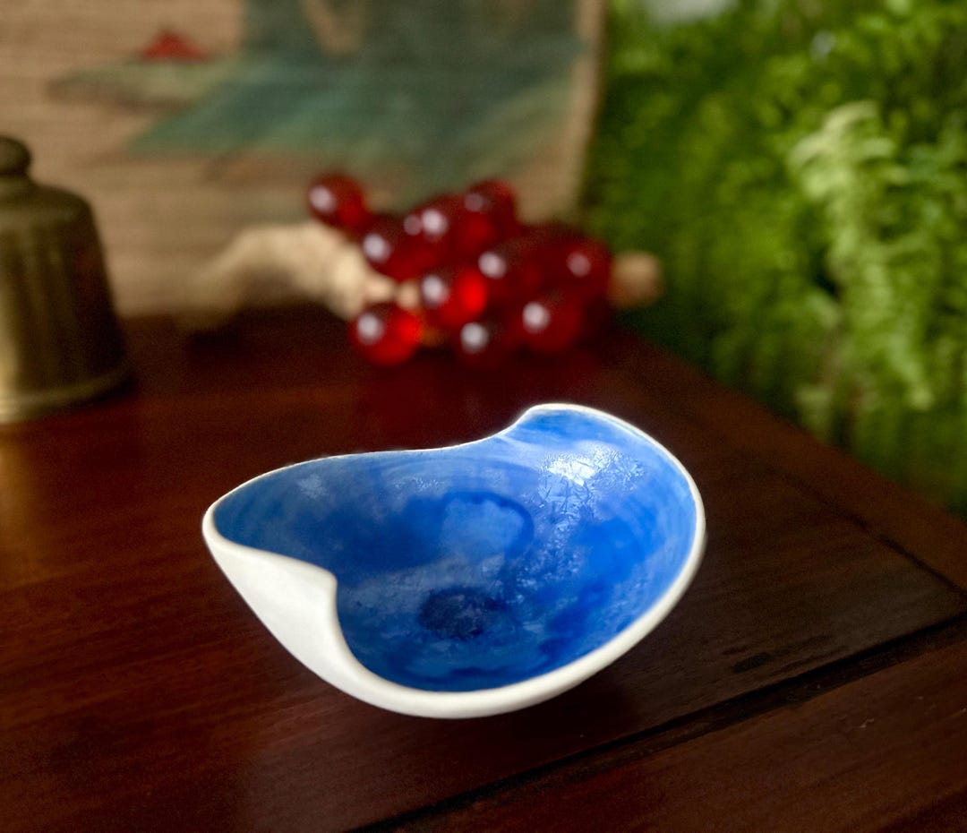 Small | MCM Style | Biomorphic | Handmade | Artisan | Pottery | Bowl ...