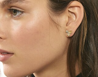 Orecchini Pendenti Fiore Della Vita In Argento 925 Placcato Oro – Gioielli Simbolo Energia, Regalo Donna Boho