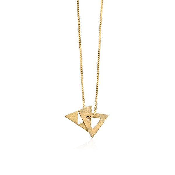 SUPPORT ISRAEL, 24k Gold Plated Star Of David Necklace, Minimalist Pendant Necklace, Jewish Necklace, Delicate Necklace, Kabbalah Jewelry