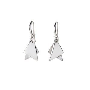 SUPPORT ISRAEL, Star Of David Earrings, Geometric Dangle Earrings, Jewish Earrings, Gold Earrings, Spiritual Jewelry, kabbalah Jewelry
