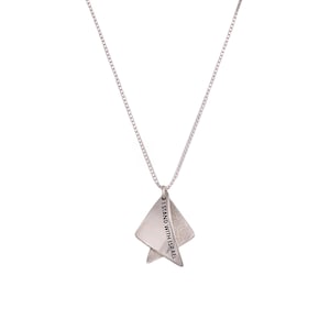 Stand Mit Israel Magen David Halskette: Sterling Silber Jüdischer Schmuck