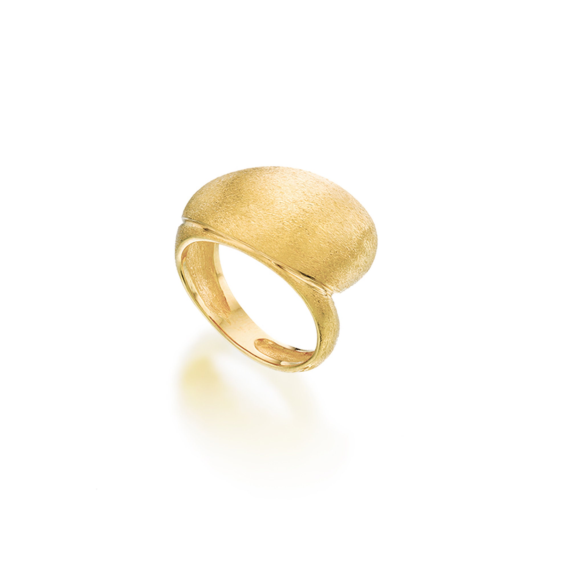 The Golden Bear スターリングシルバー14K ドームリング