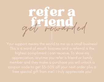 Arbonne Preferred Client Refer a Friend Card - Etsy