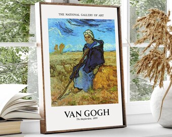 Van Gogh Poster Famous Paintings Wall Art Van Gogh Painting Impressionist Wall Decor Museum Print Landscape Poster as a Gift ffs069