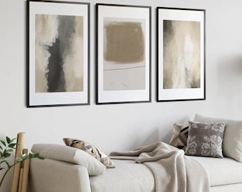 Set of 3 wall posters, wall decoration, large wall art, modern living room, bedroom home decoration abstract art a108