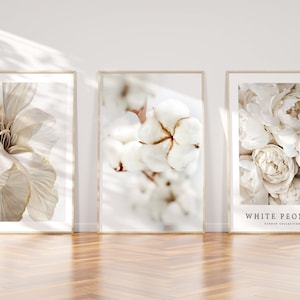 3-er Set Wildblumen Wandbilder, Schlafzimmer Poster, Löwenzahn Wandposter, Bilder Wohnzimmer, Deko Schlafzimmer, Abstrakte Wandkunst b299