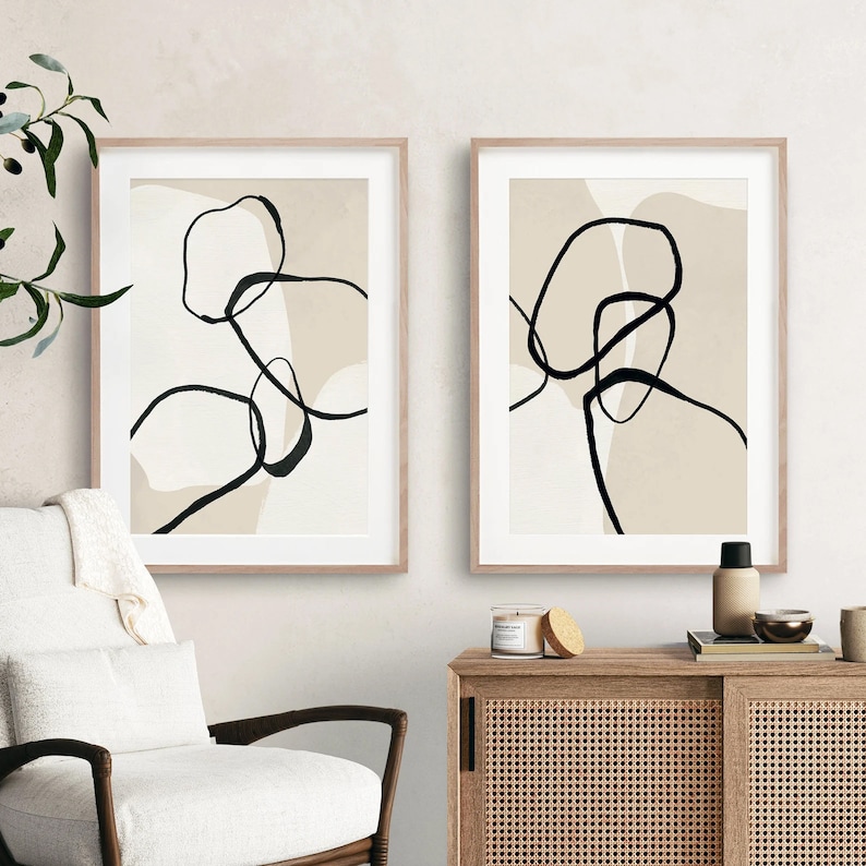 Image showcasing Best Abstract Wall Art Ideas for Your Home (2024) ~ YDJ Blog