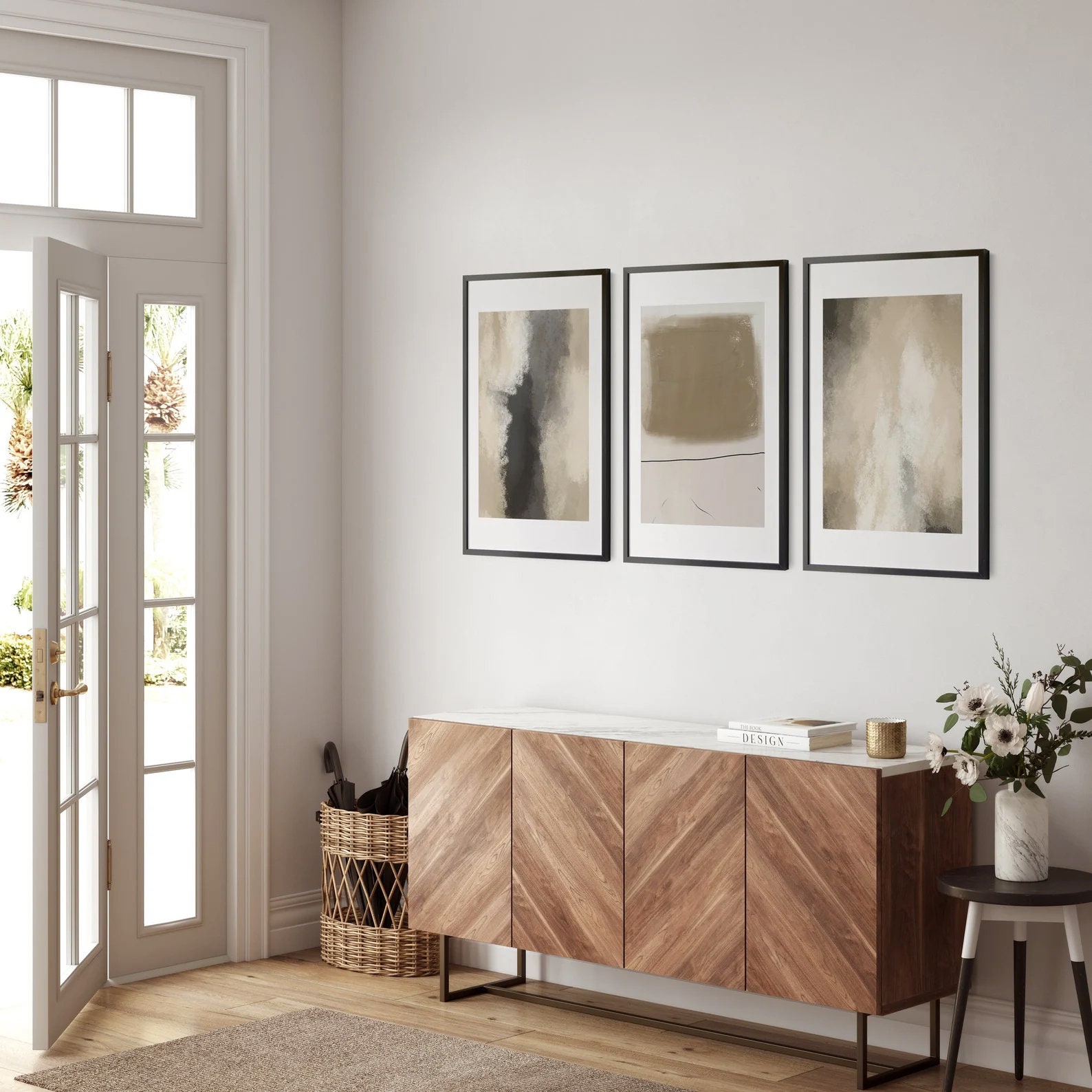 Set of 3 Wall Posters, Wall Decoration, Large Wall Art, Modern Living ...