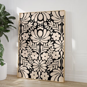 Minimalistische Wandkunst, Beige Schwarze Wandbilder, Skandinavische Kunst, Neutrale Wandbilder, Boho Dekoration, Abstraktes Wandbild b113