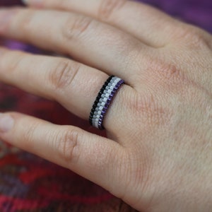 Asexual shop ring etsy