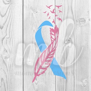 Infant Loss Ribbon - PNG - SVG