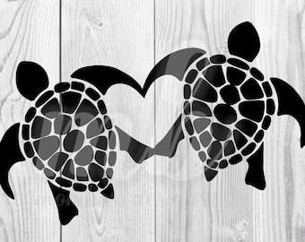 Two Turtles - PNG - SVG