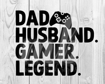 Gamer Legend - PNG - SVG - DIGITAL